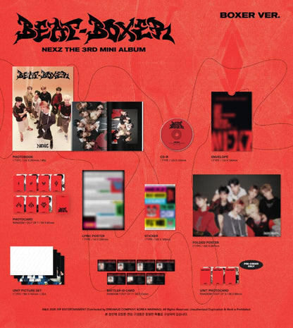 NEXZ The 3rd Mini Album - Beat-Boxer (Random)