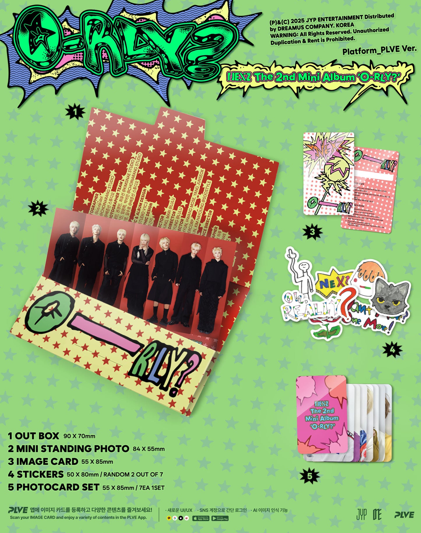 NEXZ The 2nd Mini Album – O-RLY? (PLVE Ver.)