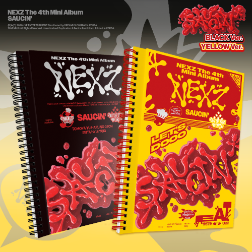 PRE-ORDER: NEXZ The 4th Mini Album - SAUCIN’ (Random)