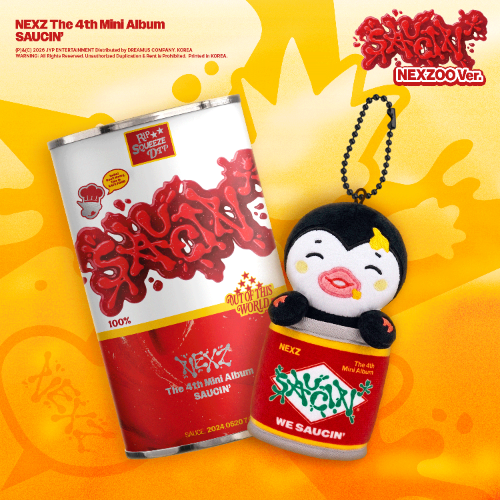 PRE-ORDER: NEXZ The 4th Mini Album - SAUCIN’ (NEXZOO Ver.)