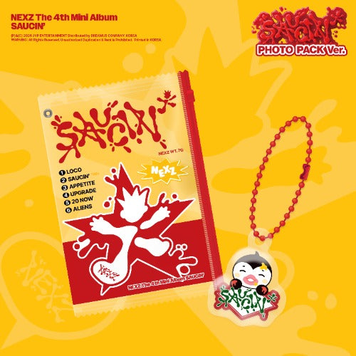 PRE-ORDER: NEXZ The 4th Mini Album - SAUCIN’ (PHOTO PACK Ver.)