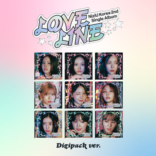 NiziU Korea 2nd Single Album – LOVE LINE (Digipack Ver.) (Random)