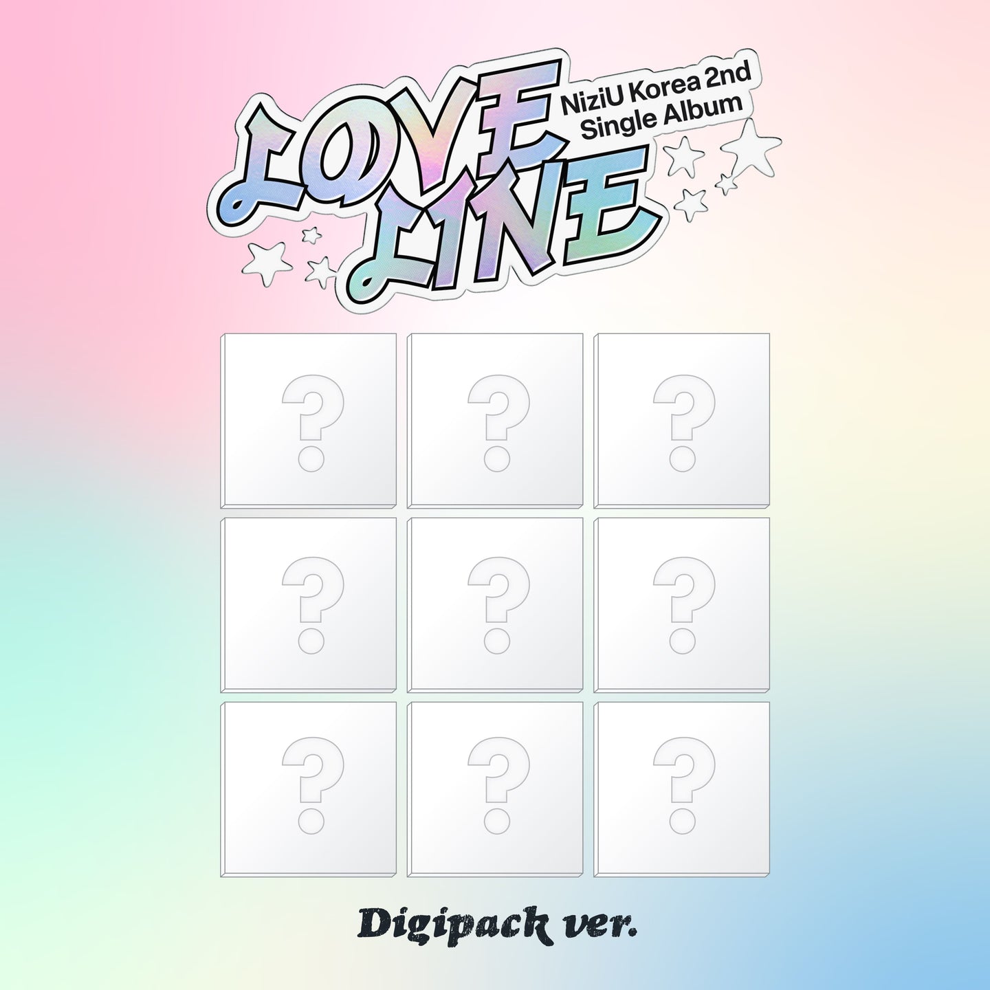 PRE-ORDER: NiziU Korea 2nd Single Album – LOVE LINE (Digipack Ver.) (Random)