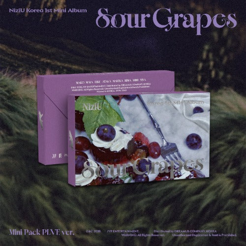 PRE-ORDER: NiziU Korea 1st Mini Album - Sour Grapes (Mini Pack PLVE Ver.)