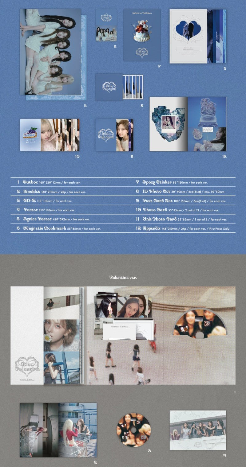 NMIXX 1st Full Album - Blue Valentine (Random)
