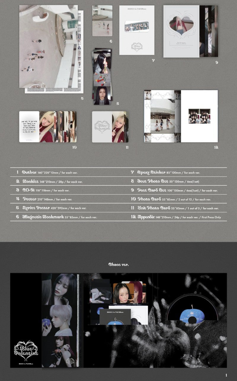 NMIXX 1st Full Album - Blue Valentine (Random)