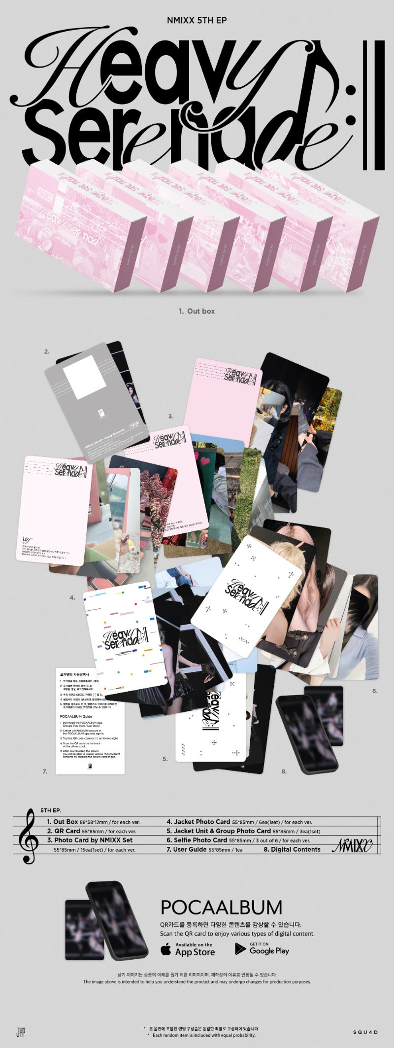 NMIXX 5th EP Album - Heavy Serenade (Platform/POCA Album Ver.) (Random)