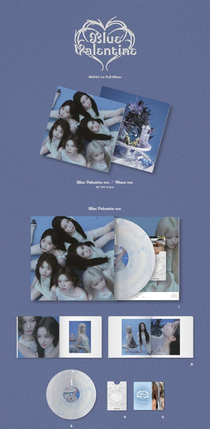 NMIXX 1st Full Album - Blue Valentine (LP Ver.) (Random)