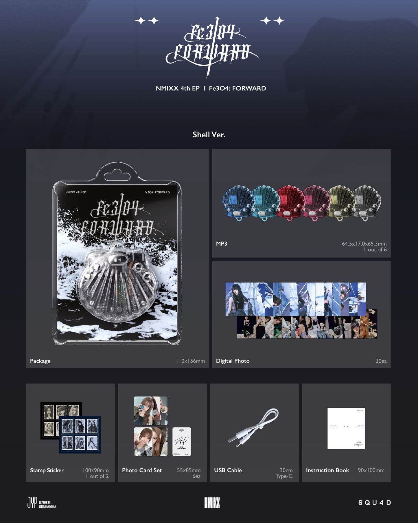 NMIXX – Fe3O4: FORWARD (Shell Ver.) (Limited Edition)
