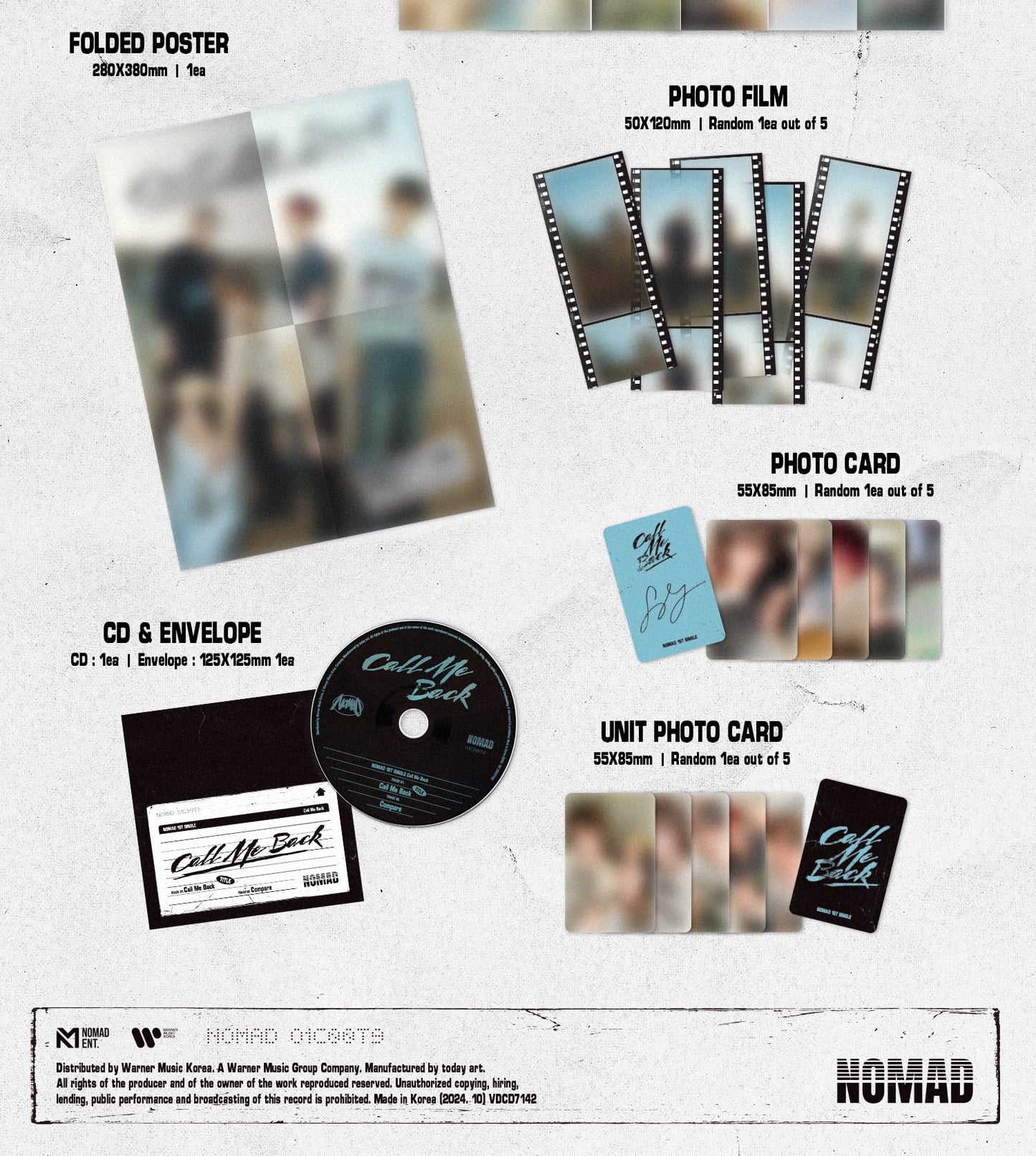 NOMAD 1st Single – Call Me Back (CD Ver.)