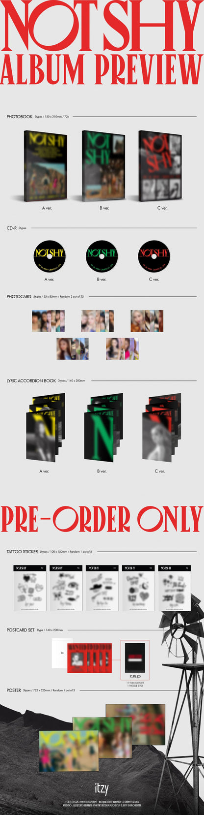 ITZY 1st Album - Not Shy (Random)