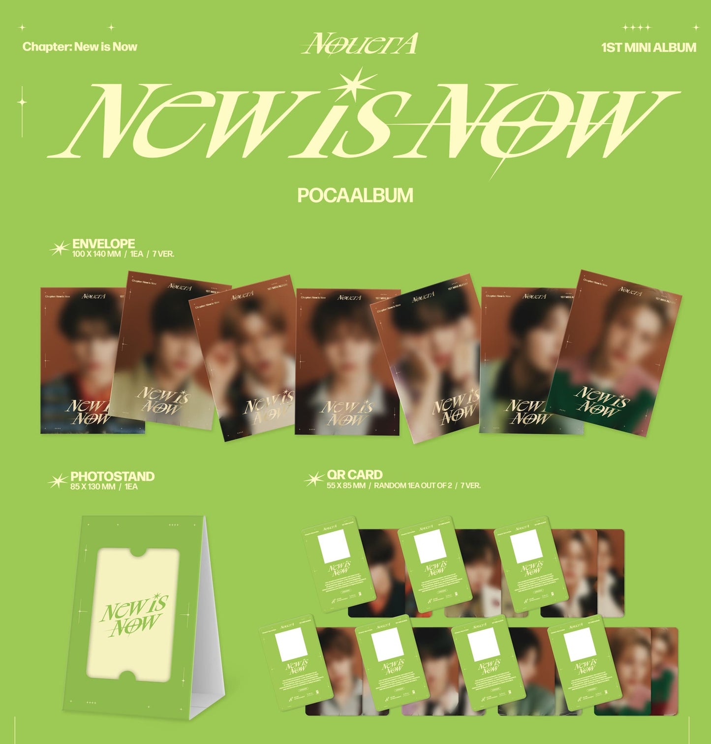 NouerA 1st Mini Album - Chapter: New is Now (POCA) (Random)