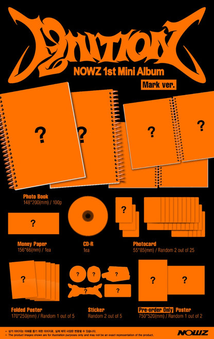 NOWZ 1st Mini Album – IGNITION (Random)