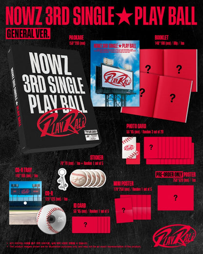 NOWZ 3rd Single - Play Ball (General Ver.)