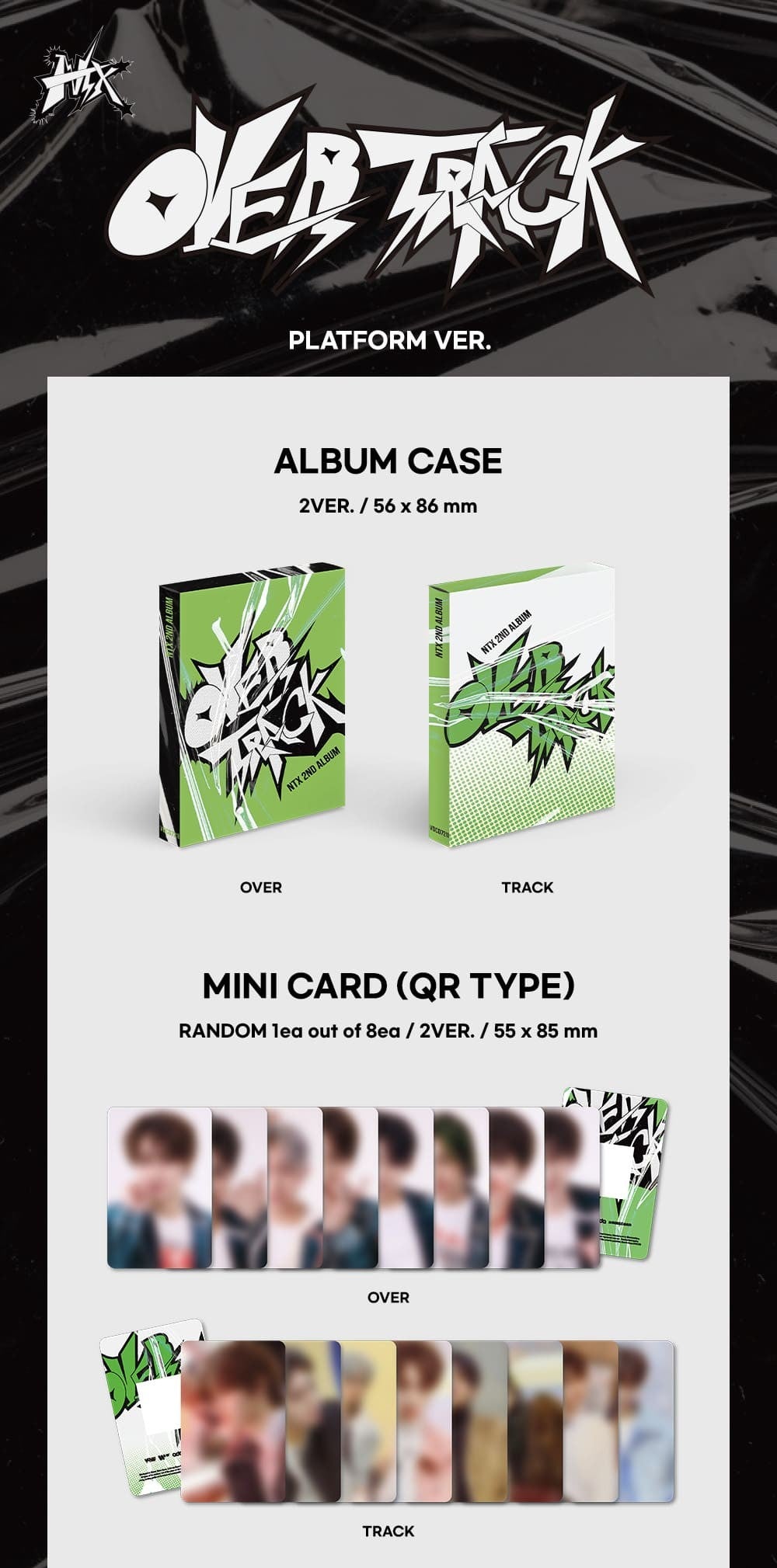 NTX 2ND ALBUM – OVER TRACK (Platform Ver.) (Random)
