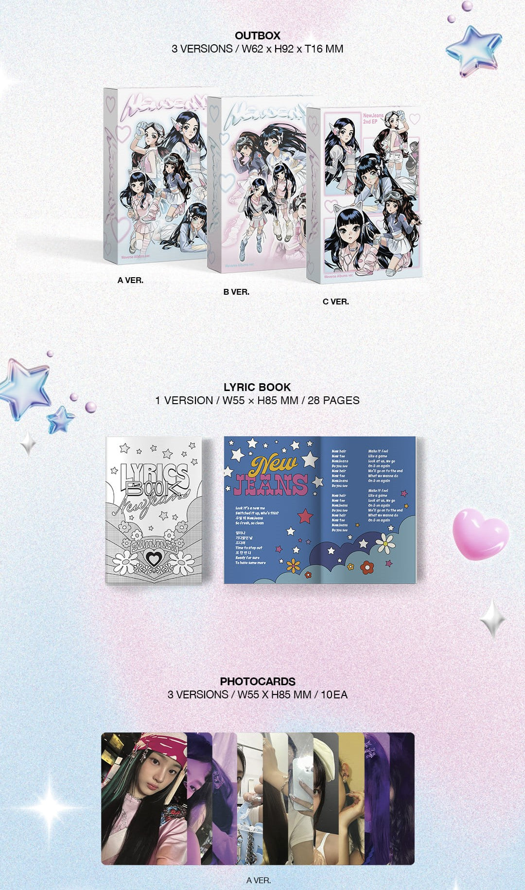 NewJeans 2nd EP - Get Up (Weverse Albums Ver.) (Random)