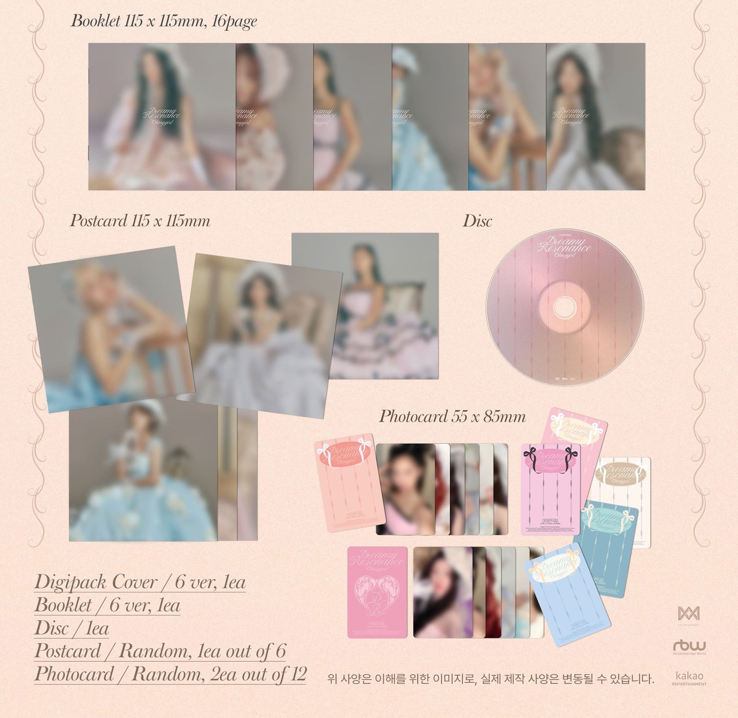 OHMYGIRL 10th Mini Album – Dreamy Resonance (Digipack Ver.) (Random)
