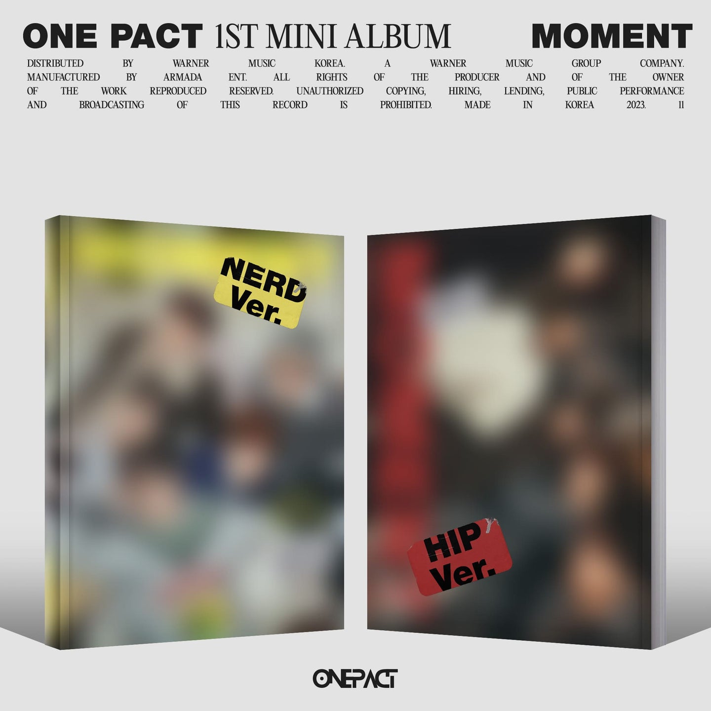PRE-ORDER: ONE PACT Mini Album Vol. 1 – MOMENT (Random)