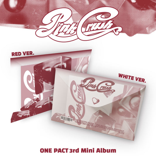 ONE PACT 3rd Mini Album – PINK CRUSH (Random)