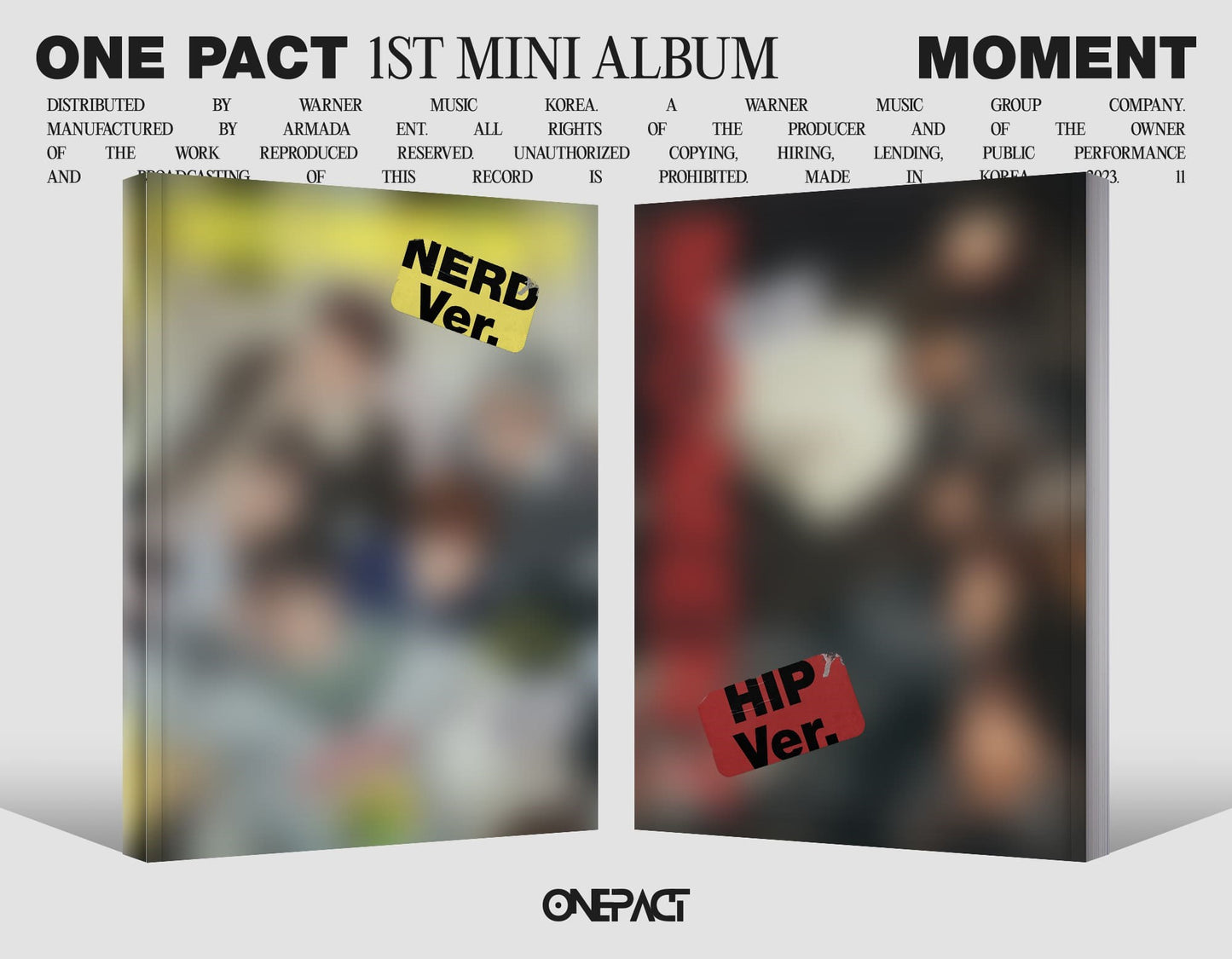 ONE PACT Mini Album Vol. 1 – MOMENT (Random)