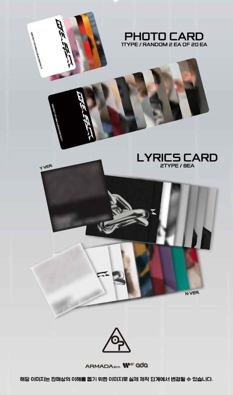ONE PACT 4th Mini Album – ONE FACT (Random)
