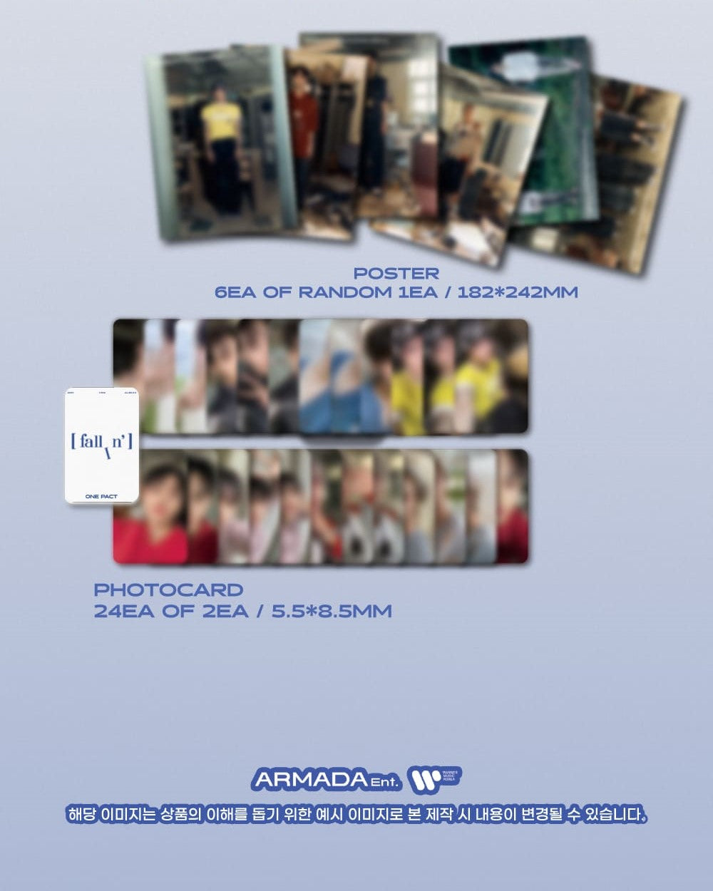 ONE PACT 2nd Mini Album – fallIn’ (Random)