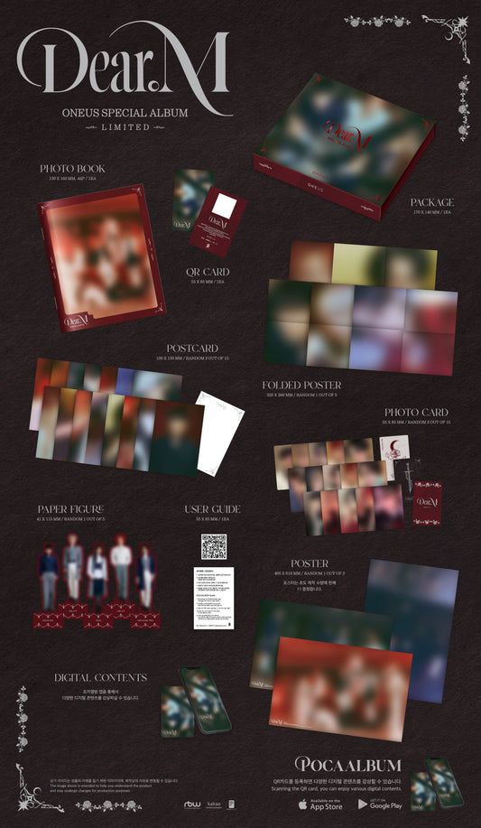 ONEUS SPECIAL ALBUM – Dear.M (POCA ALBUM) (Limited Edition)