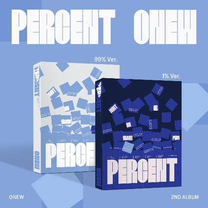 ONEW 2nd Album – PERCENT (Photobook Ver.) (Random)