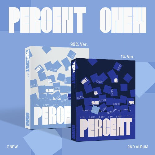 ONEW 2nd Album – PERCENT (Photobook Ver.) (Random)