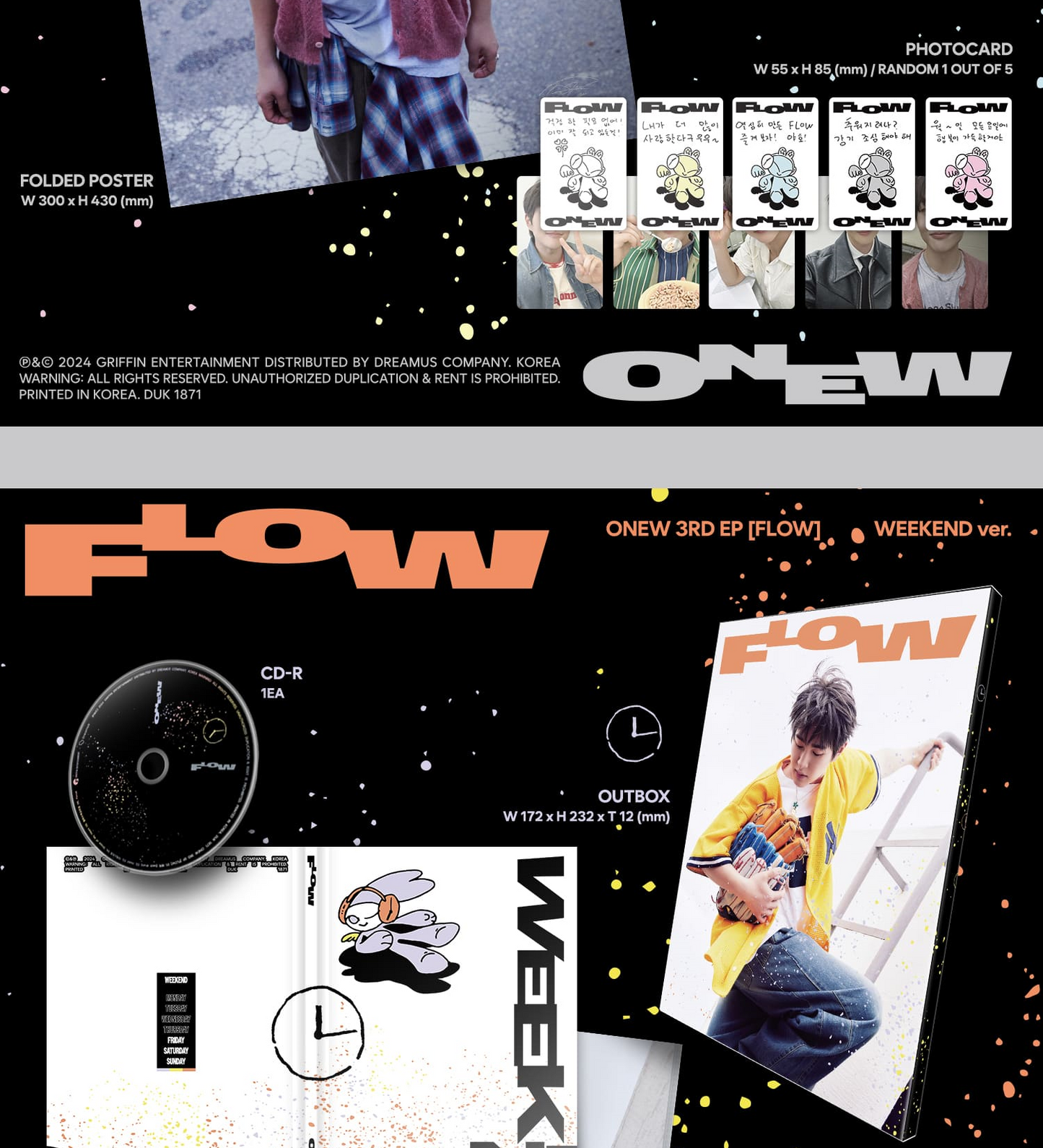 ONEW 3RD EP – FLOW (Random)
