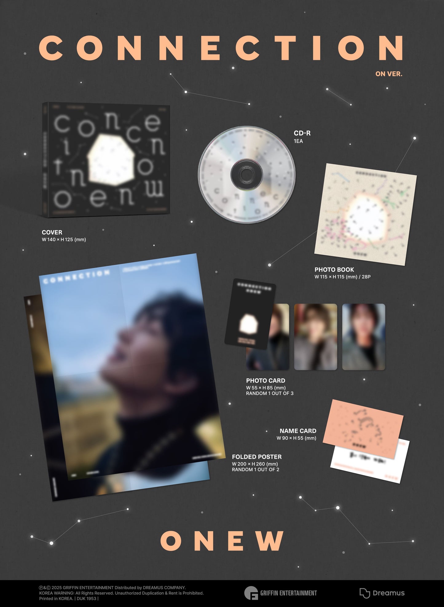 ONEW (SHINee) 4TH MINI ALBUM – CONNECTION (Digipack Ver.) (Random)