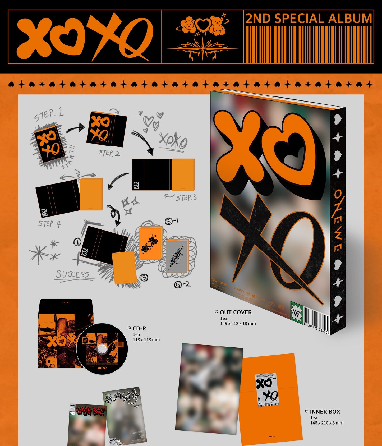 ONEWE 2nd SPECIAL ALBUM – XOXO