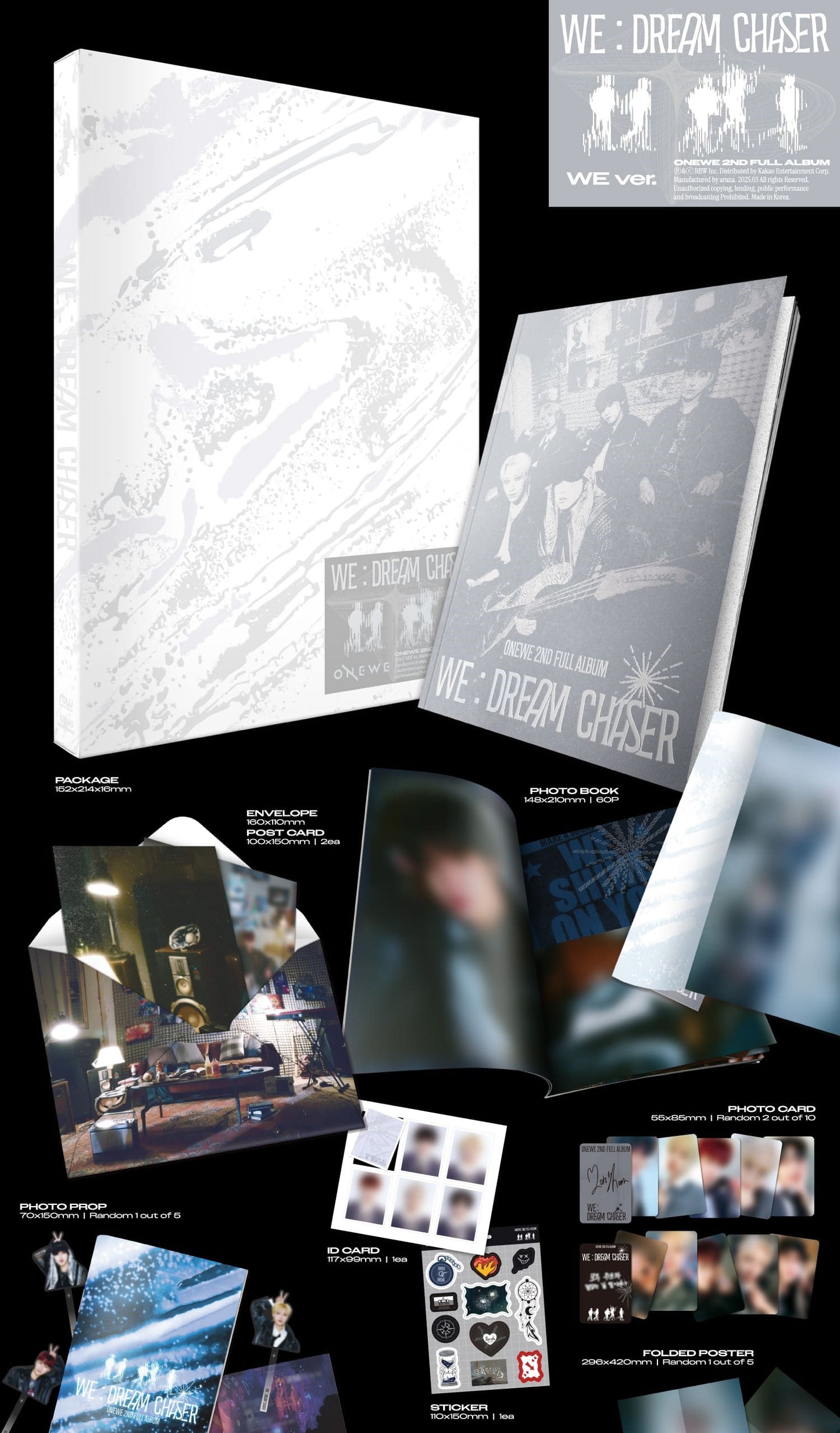 ONEWE 2ND FULL ALBUM – WE : Dream Chaser (WE Ver.)