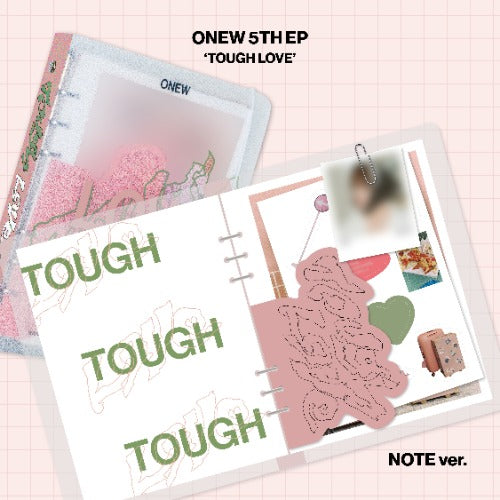ONEW 5th EP Album - TOUGH LOVE (NOTE Ver.)