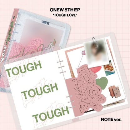 ONEW 5th EP Album - TOUGH LOVE (NOTE Ver.)