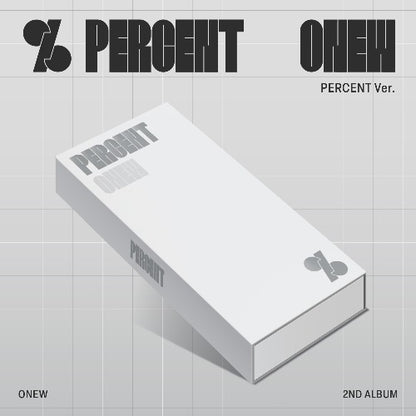ONEW 2nd Album – PERCENT (PERCENT Ver.)