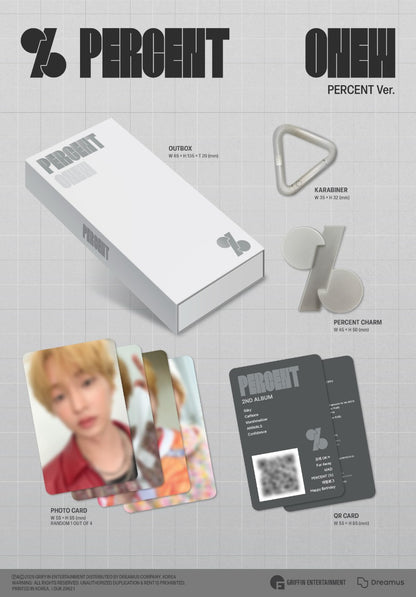 ONEW 2nd Album – PERCENT (PERCENT Ver.)