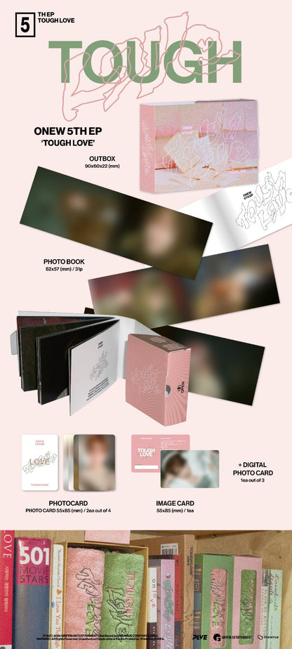 ONEW 5th EP Album - TOUGH LOVE (POCKET BOOK Ver.)
