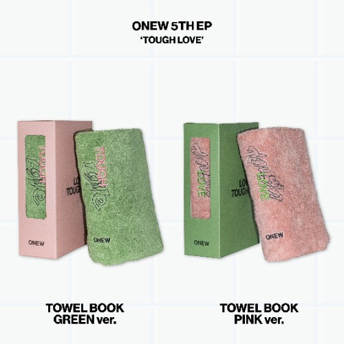 ONEW 5th EP Album - TOUGH LOVE (TOWEL BOOK Ver.) (Random)