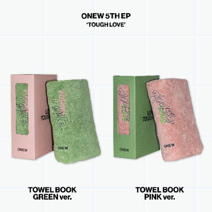 ONEW 5th EP Album - TOUGH LOVE (TOWEL BOOK Ver.) (Random)