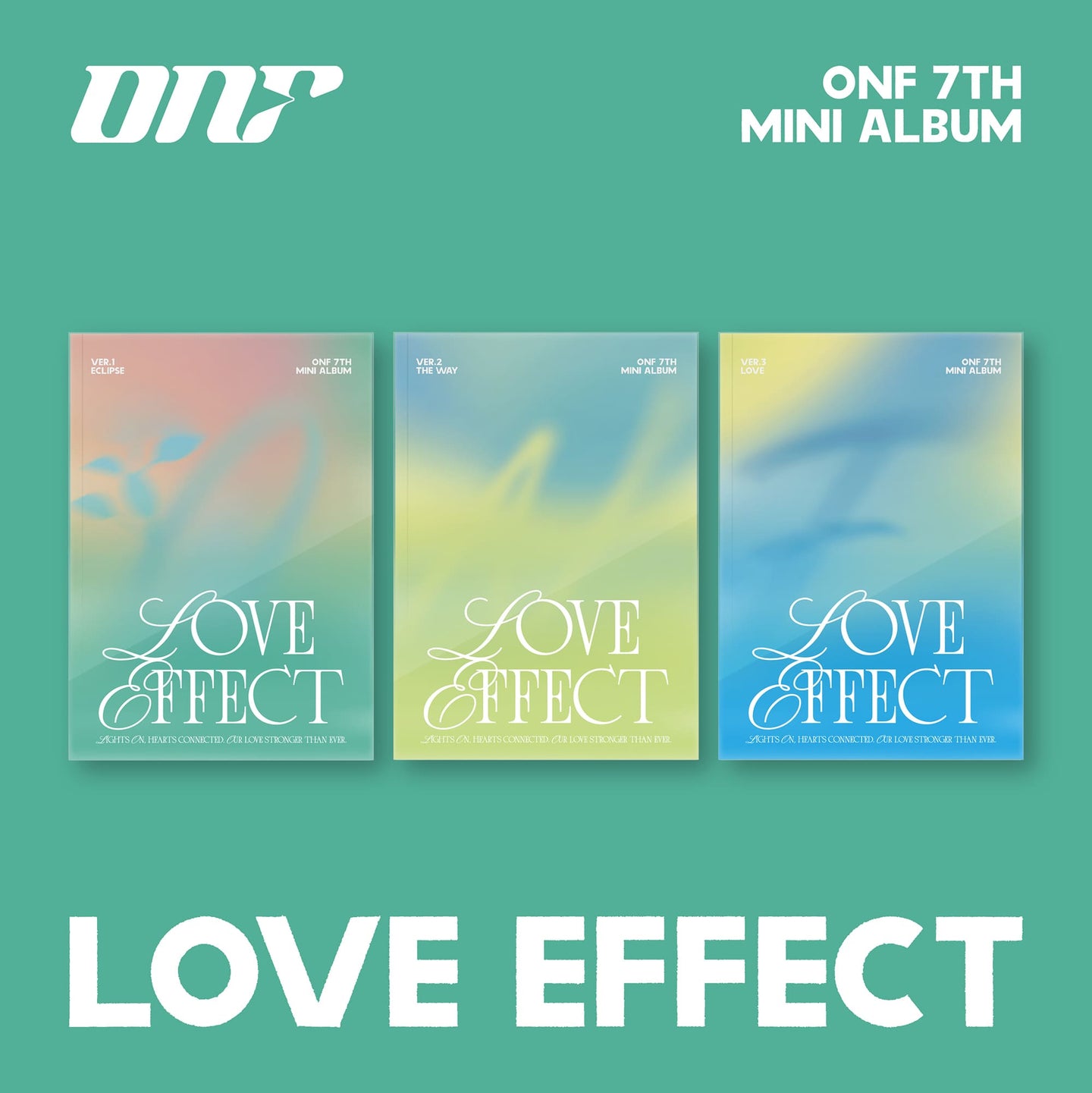 PRE-ORDER:  ONF Mini Album Vol. 7 – LOVE EFFECT (Random)