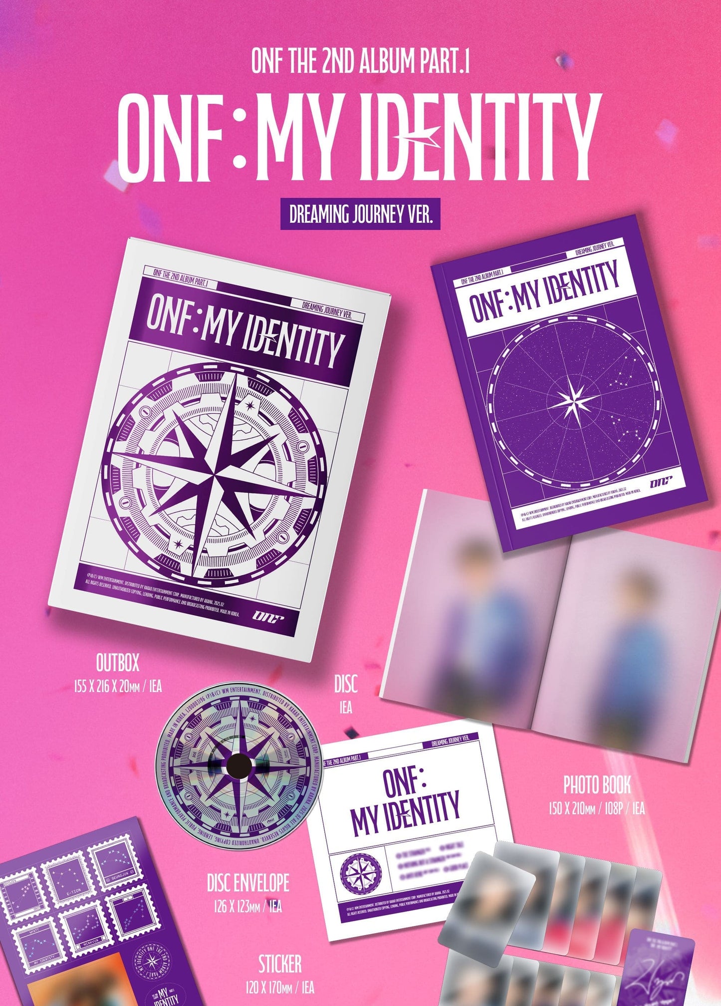 ONF The 2nd Album Part.1 – ONF:MY IDENTITY (Random)