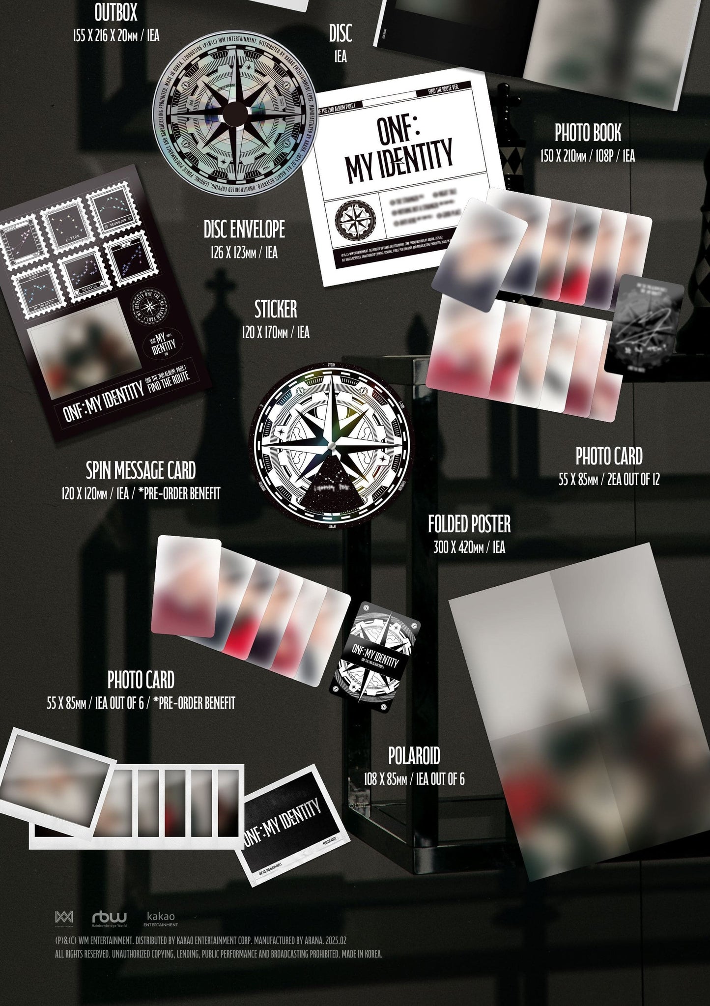 ONF The 2nd Album Part.1 – ONF:MY IDENTITY (Random)