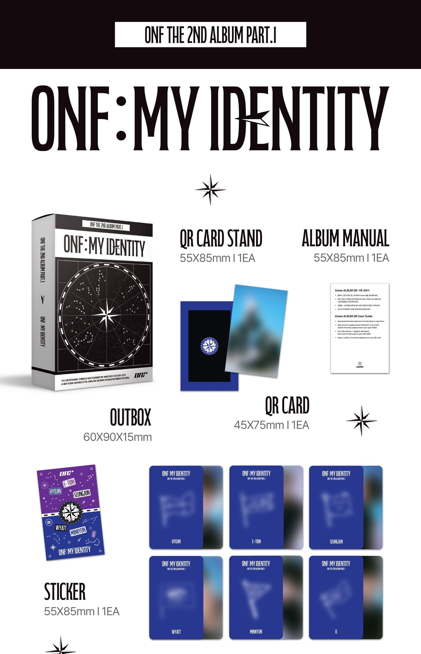 ONF The 2nd Album Part.1 – ONF:MY IDENTITY (KIWEE ALBUM VER.)