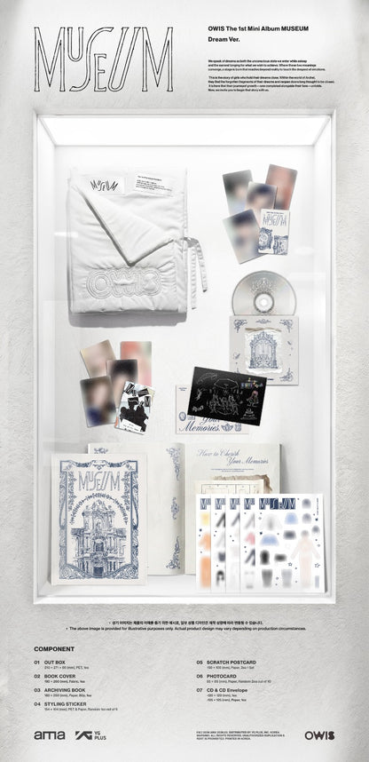 PRE-ORDER: OWIS The 1st Mini Album - MUSEUM (Dream Ver.)