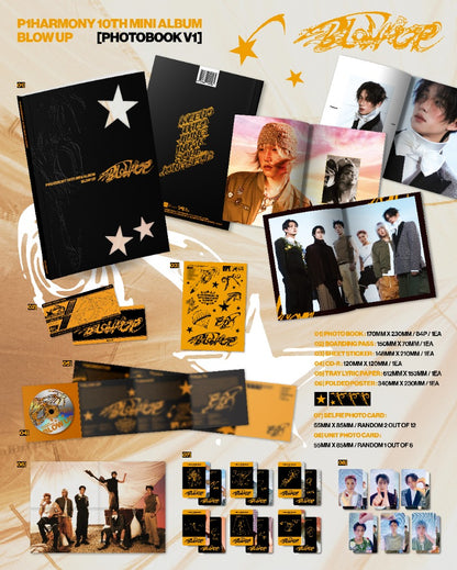 PRE-ORDER: P1Harmony 10th Mini Album - BLOW UP (Photobook Ver.) (Random)