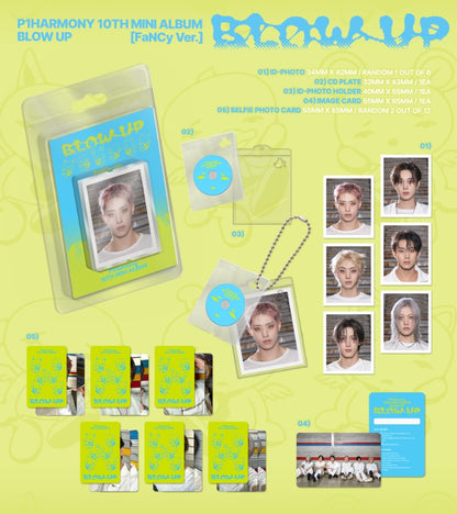 PRE-ORDER: P1Harmony 10th Mini Album - BLOW UP (FaNCy Ver.) (Random)