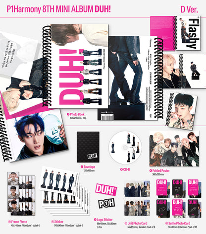 P1Harmony 8th Mini Album – DUH! (Random)