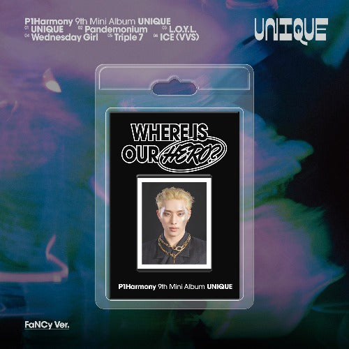 PRE-ORDER: P1Harmony 9th Mini Album – UNIQUE (FaNCy Ver.) (Random)