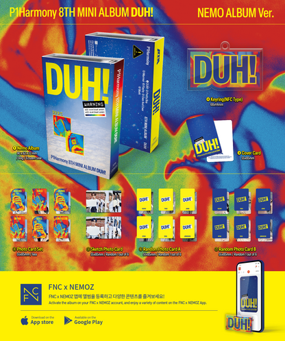 P1Harmony 8th Mini Album – DUH! (NEMO ALBUM Ver.)